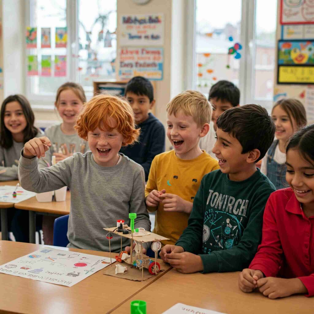 kids in classroom